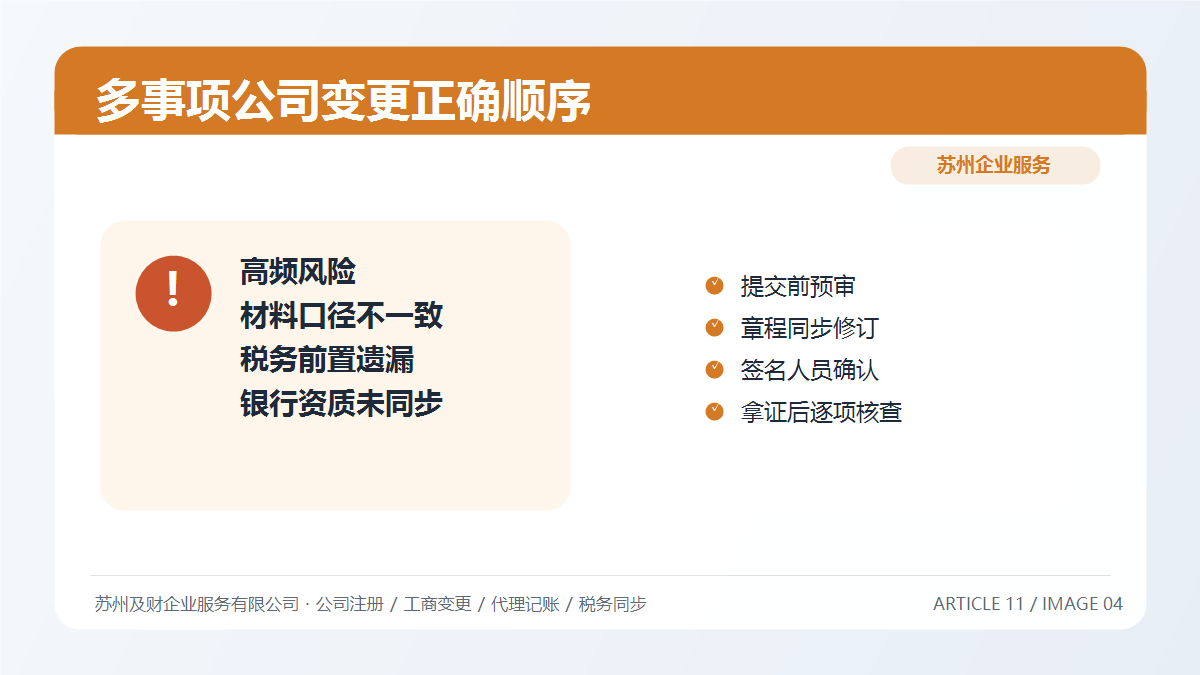 名称、股权、经营范围一起变，先动哪个？苏州公司变更正确顺序(图8)