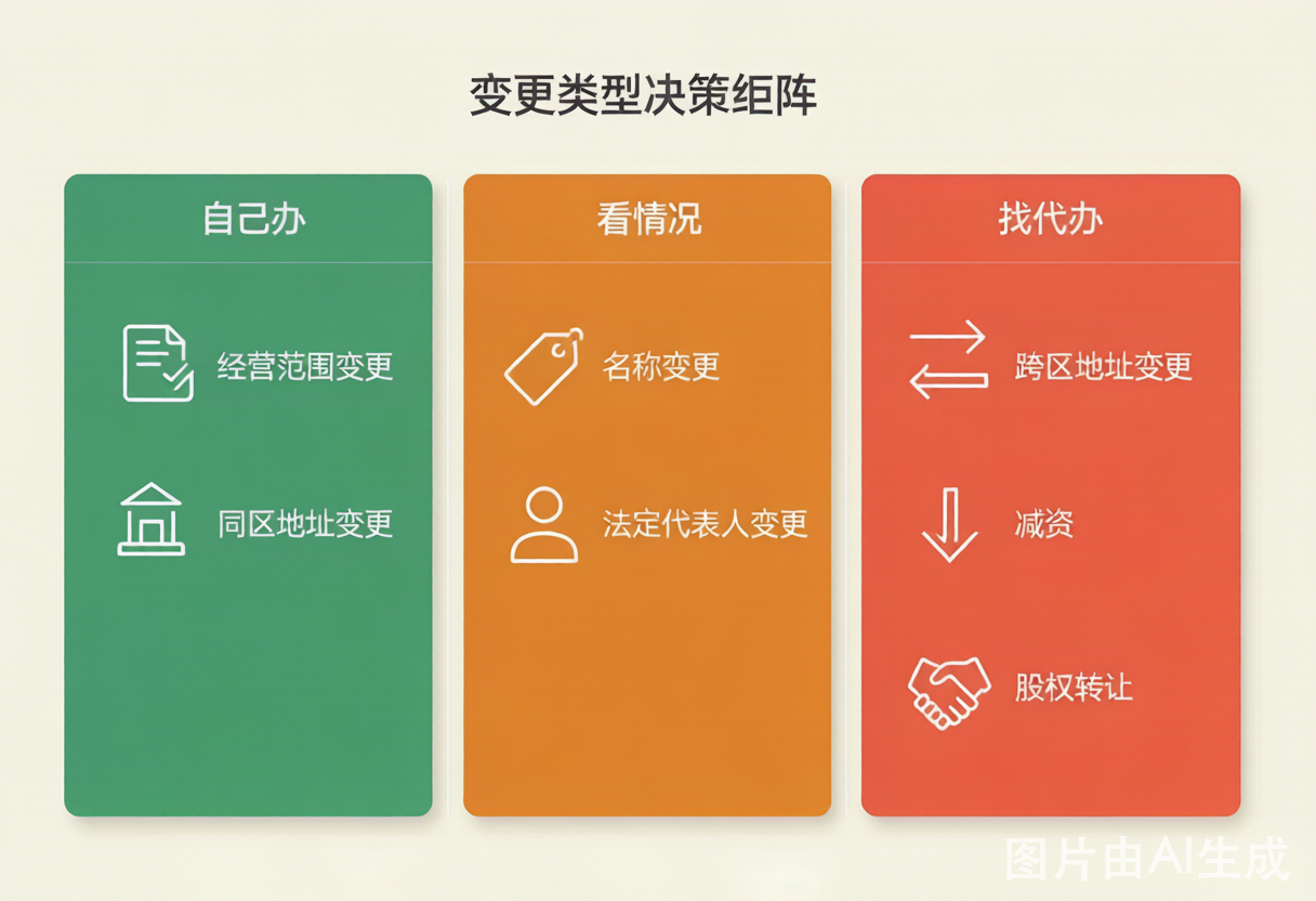 自己做变更 vs 找代办:怎么选更划算?(图1) 自己做变更 vs 找代办:怎么选更划算?(图1)