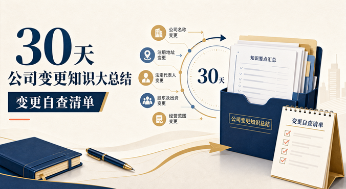 公司变更知识总结:核心原则、各