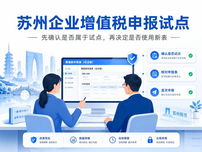江苏2026年增值税及附加税费申报试点:苏州企业需要关注什么?(图1) 江苏2026年增值税及附加税费申报试点:苏州企业需要关注什么?(图1)