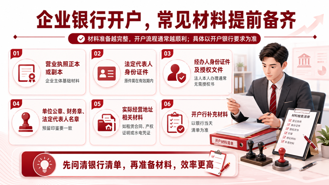 苏州企业开对公基本账户需要准备什么?(图2) 苏州企业开对公基本账户需要准备什么?(图2)