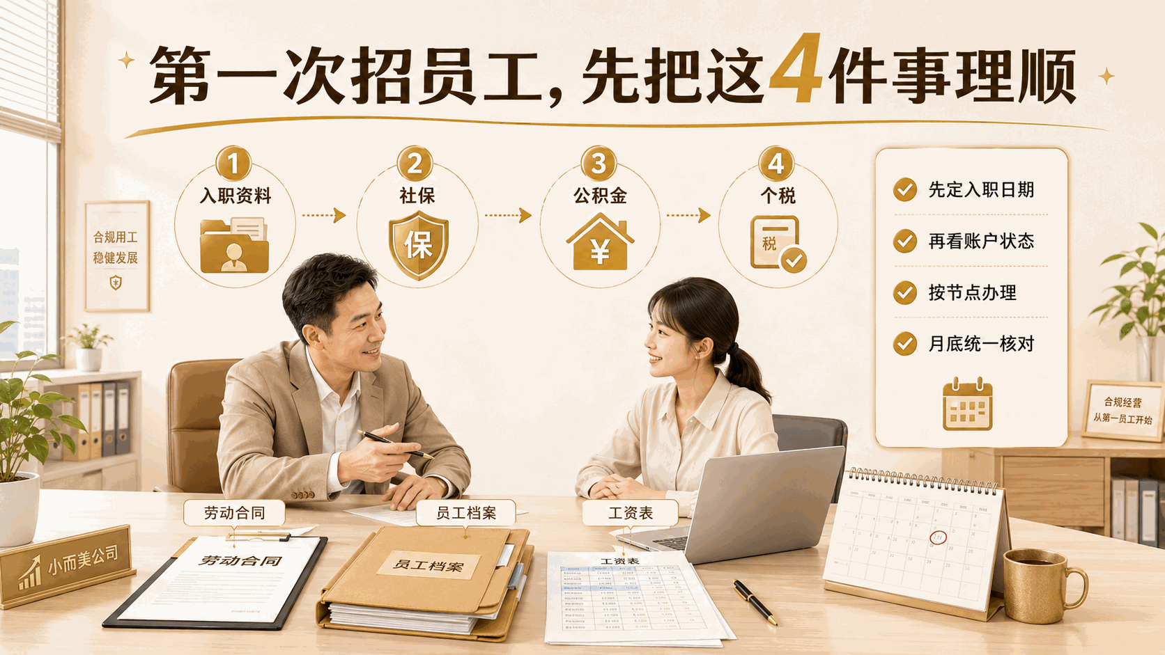 公司招了第一个员工后,社保、公积金、个税到底怎么衔接?(图1) 公司招了第一个员工后,社保、公积金、个税到底怎么衔接?(图1)