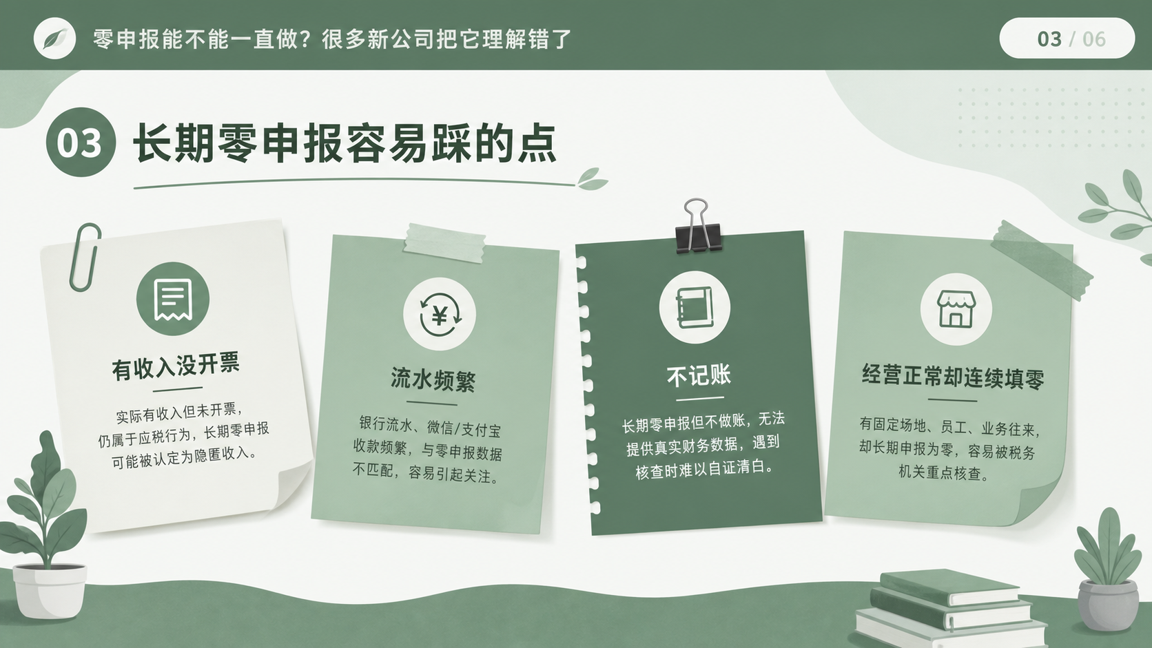 零申报能不能一直做?很多新公司把它理解错了(图3) 零申报能不能一直做?很多新公司把它理解错了(图3)