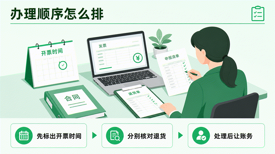 发票开错了别乱处理:退货、折让、红冲分别怎么办?(图3) 发票开错了别乱处理:退货、折让、红冲分别怎么办?(图3)