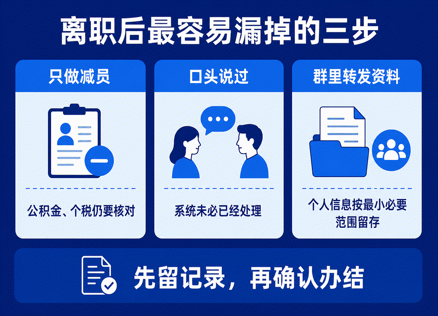 员工离职并不是签完离职单就结束,公司还有这些手续(图4) 员工离职并不是签完离职单就结束,公司还有这些手续(图4)