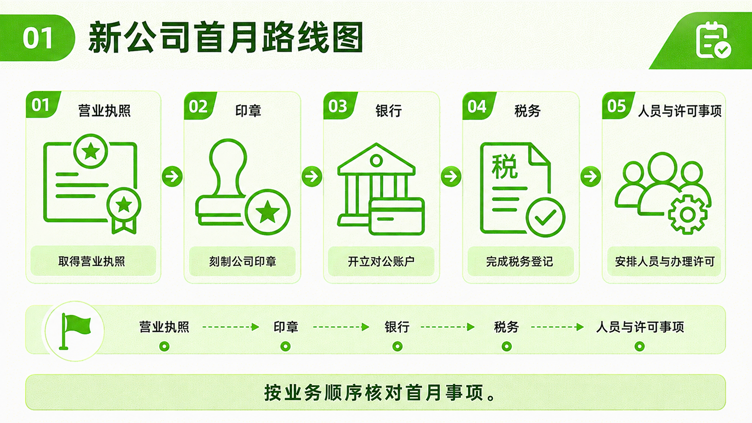 营业执照拿到手只是开始,新公司接下来还有这些事情要做(图1) 营业执照拿到手只是开始,新公司接下来还有这些事情要做(图1)