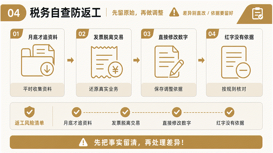 税务自查不是临时翻账,真正有用的是每月把这三组数据对起来(图4) 税务自查不是临时翻账,真正有用的是每月把这三组数据对起来(图4)