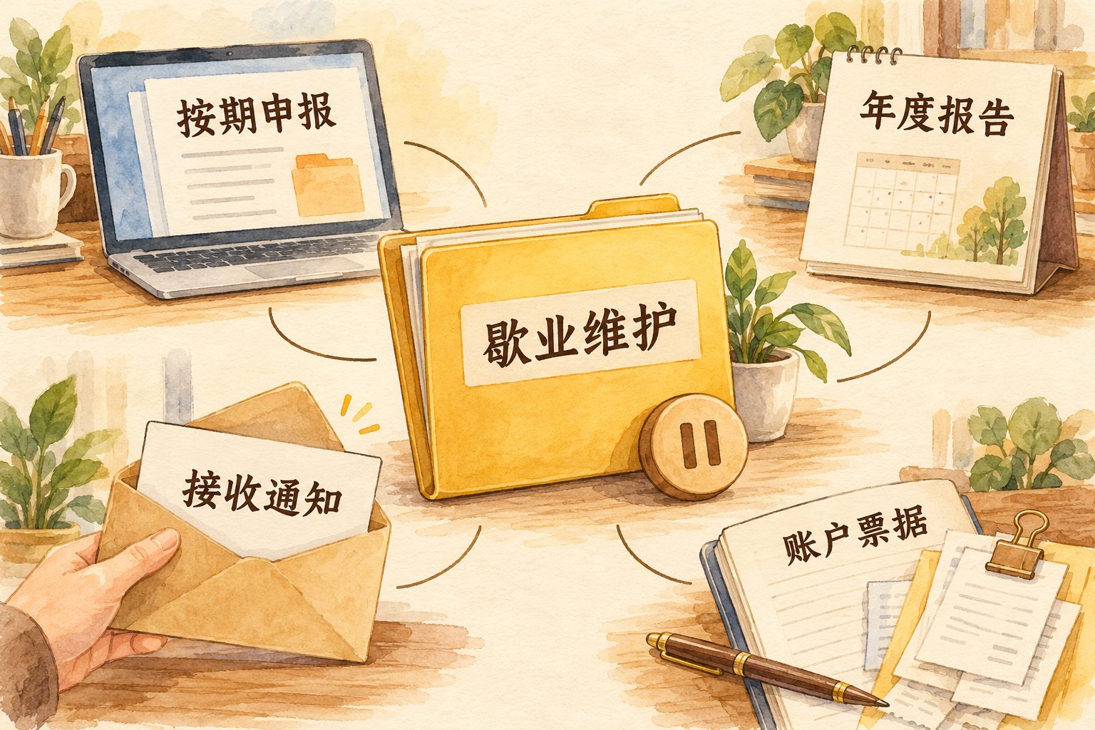 公司暂时不经营，可以不注销吗？先弄清歇业备案(图4)