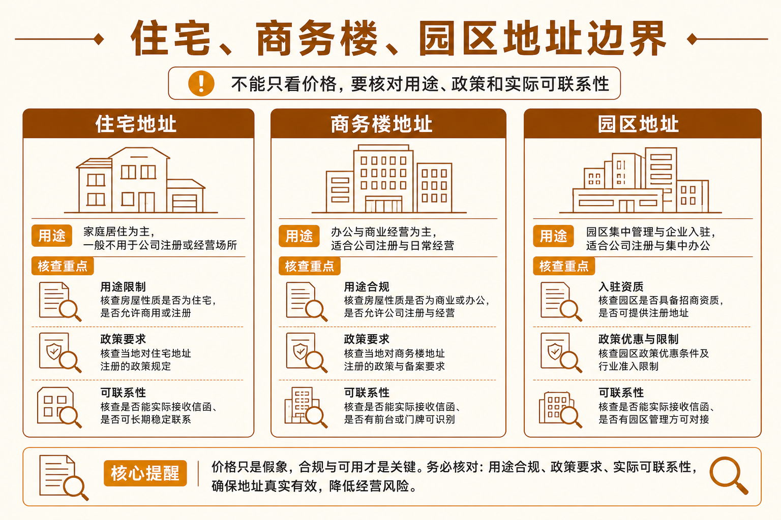 苏州公司注册地址有什么要求?选择经营地址时要注意什么?(图4) 苏州公司注册地址有什么要求?选择经营地址时要注意什么?(图4)